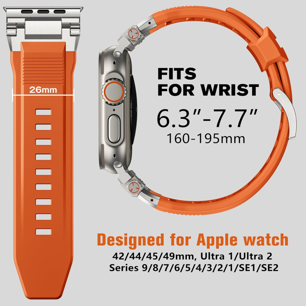 Ремінець R-Steel Sport + Military Band для Apple Watch Ultra 2